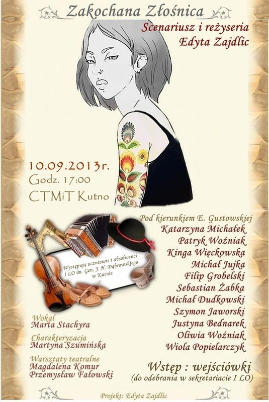 Spektakl "Zakochana Złośnica" - Zdjęcie główne