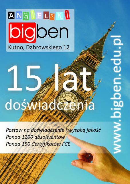 Jubileusz Prywatnej Szkoły Języków Obcych &quot;Big Ben&quot; - Zdjęcie główne