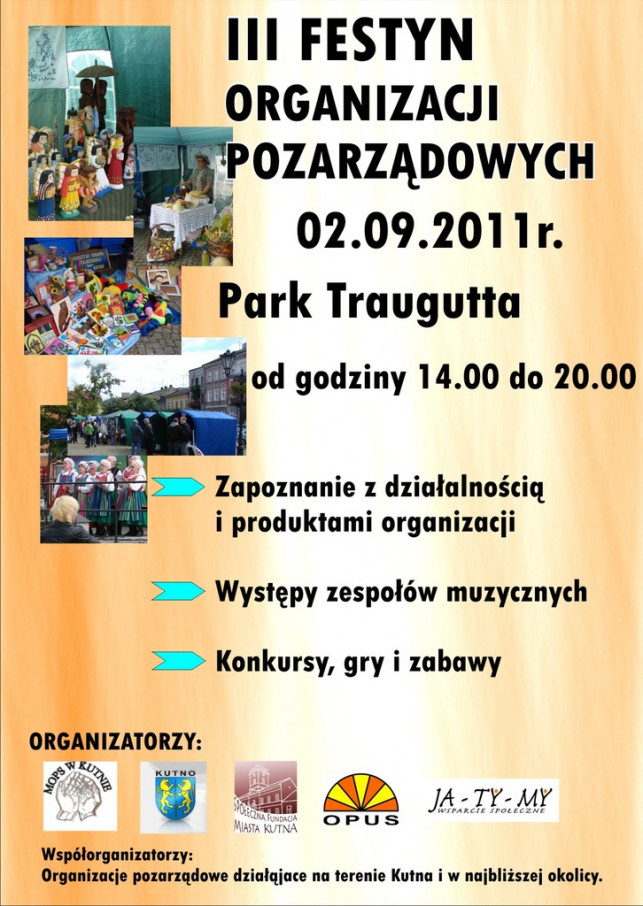 III Festyn Organizacji Pozarządowych w Kutnie - Zdjęcie główne