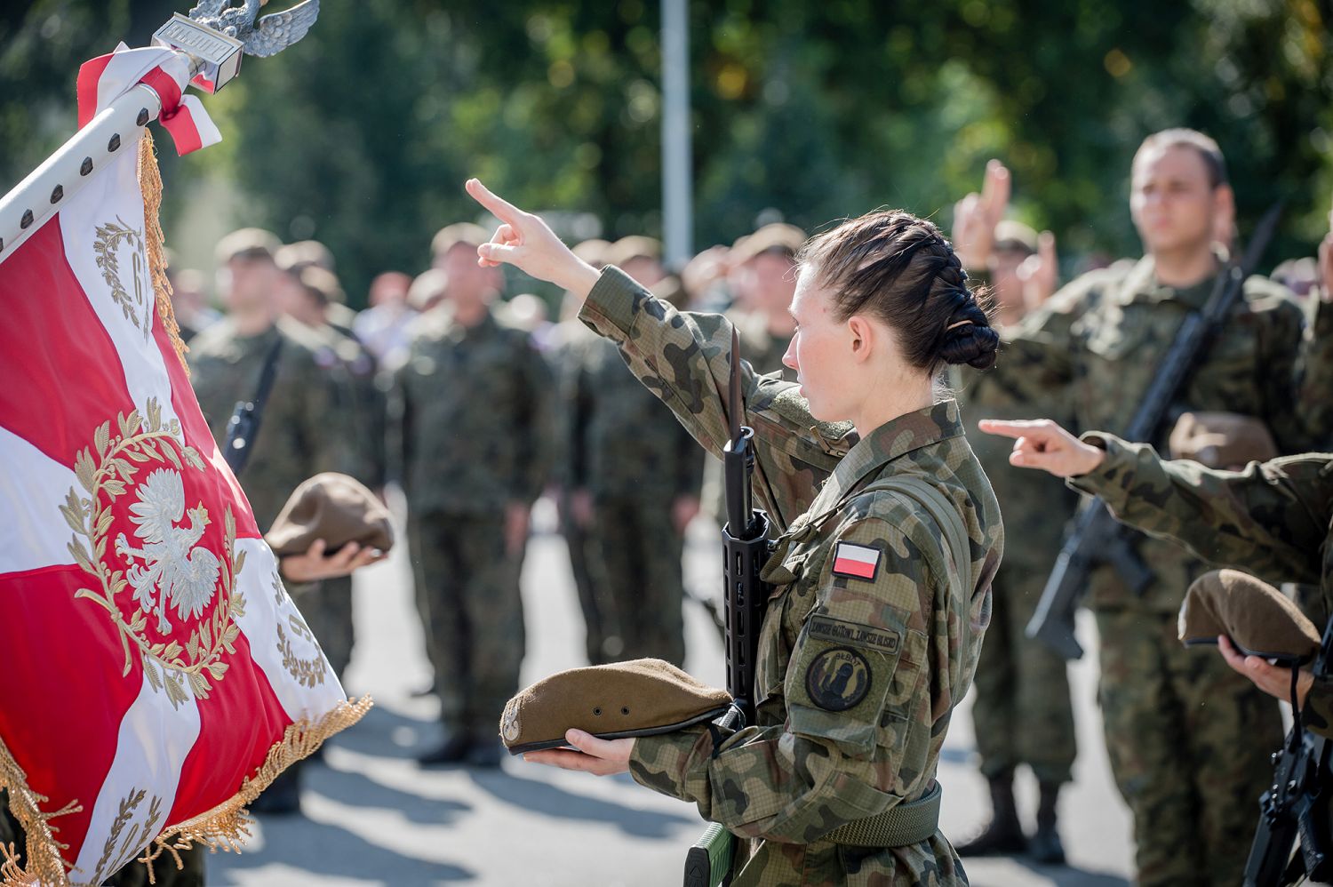 Terytorialsi otrzymali Chorągiew Wojska Polskiego