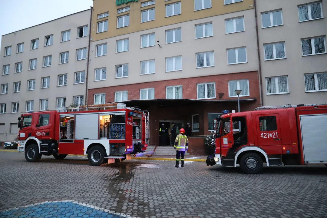 W kutnowskim urzędzie skarbowym doszło do pożaru, straż pożarna komentuje to zdarzenie