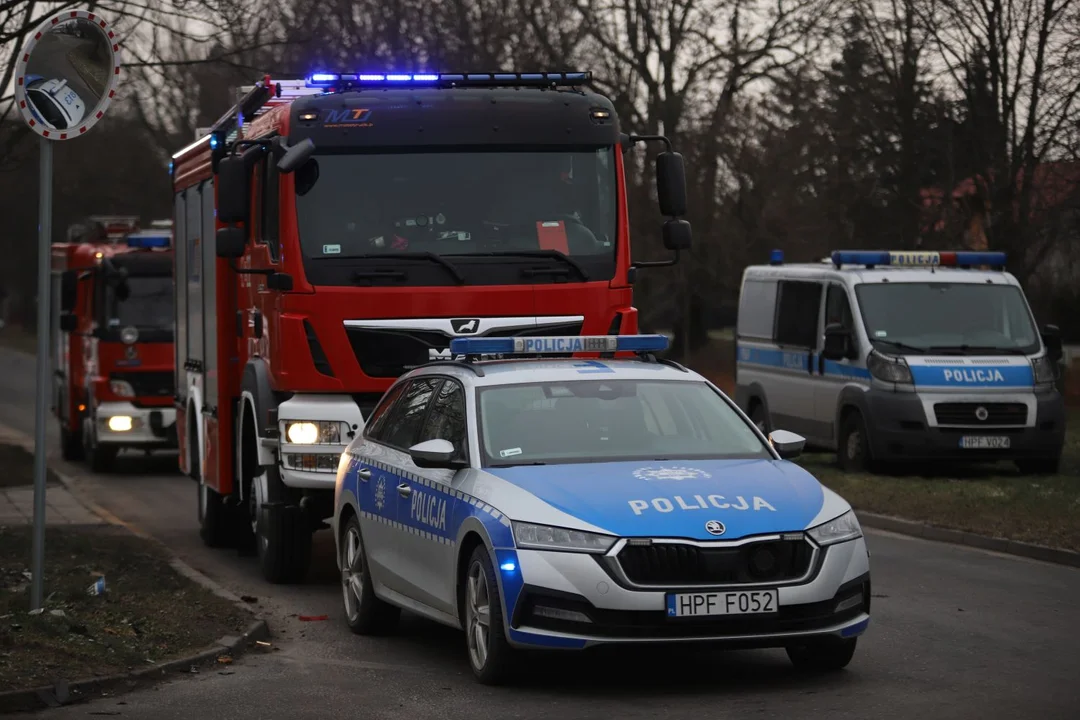 Wypadek na skrzyżowaniu Łokietka i Chrobrego w Kutnie