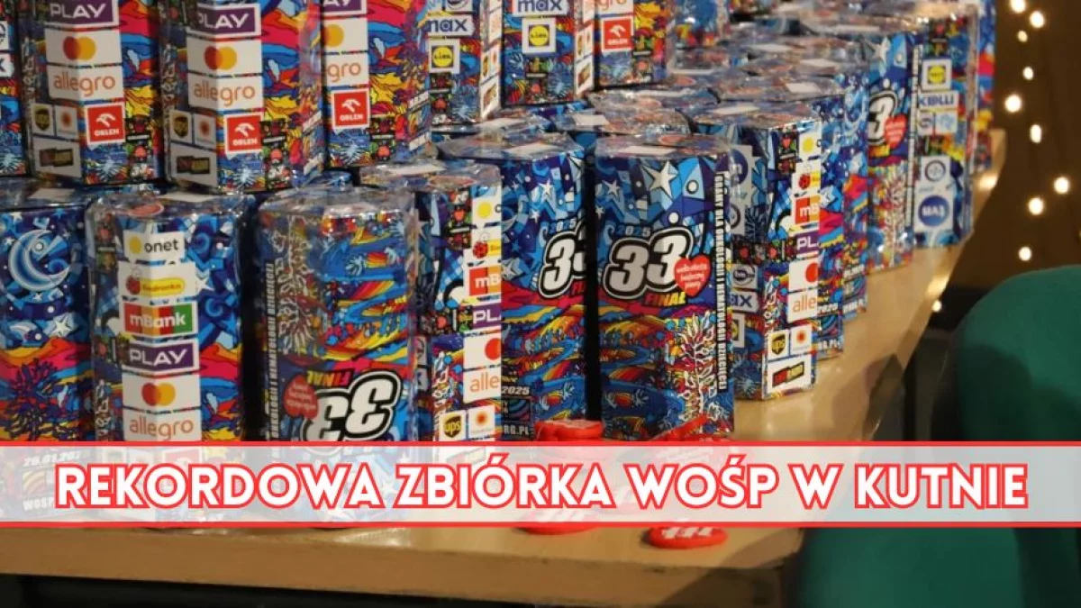 Rekordowa zbiórka WOŚP w Kutnie! Będzie jeszcze lepiej, liczenie nadal trwa - Zdjęcie główne