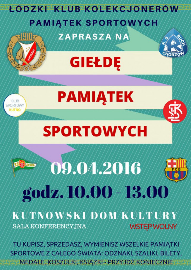 Już w sobotę Giełda Pamiątek Sportowych - Zdjęcie główne