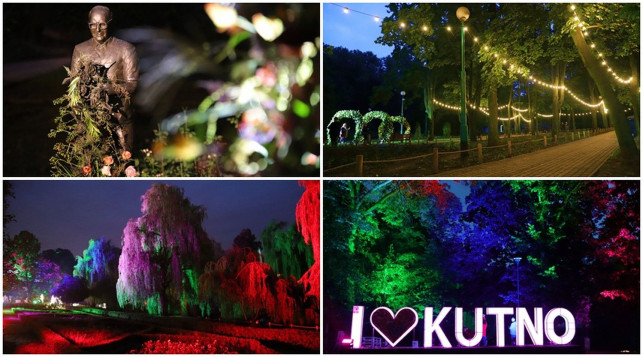 [ZDJĘCIA] Święto Róży nocą. W parku Traugutta jak w bajce! - Zdjęcie główne