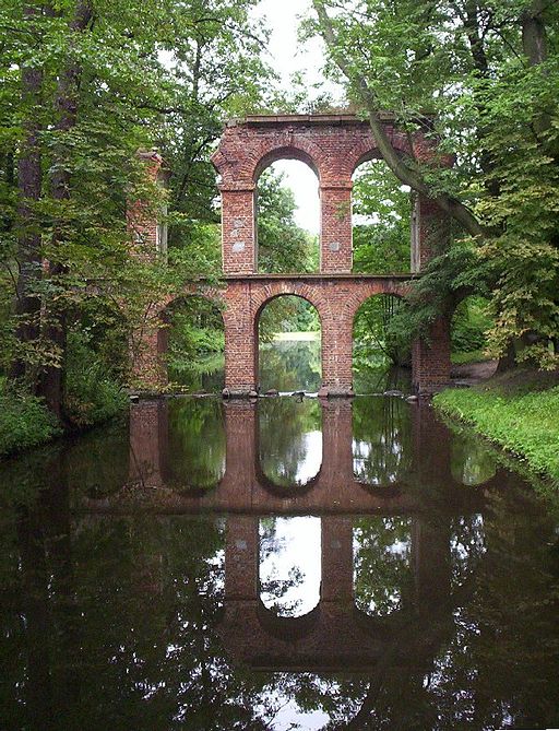 Romantyczny park w Arkadii 