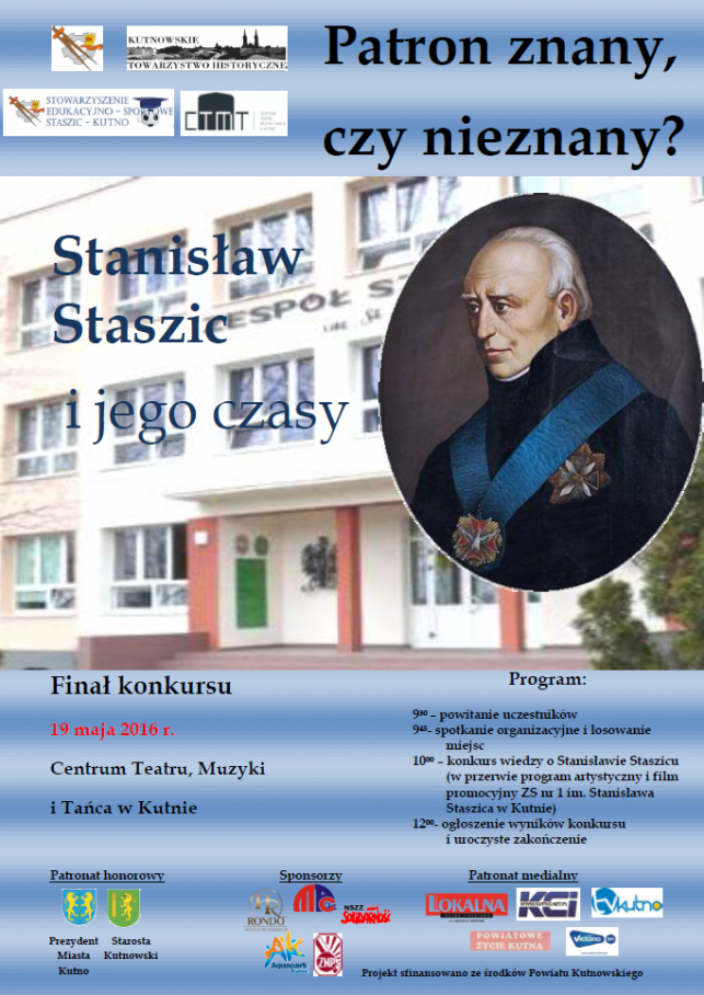Finał V Międzyszkolnego Konkursu Historycznego „Patron znany czy nieznany?”  - Zdjęcie główne