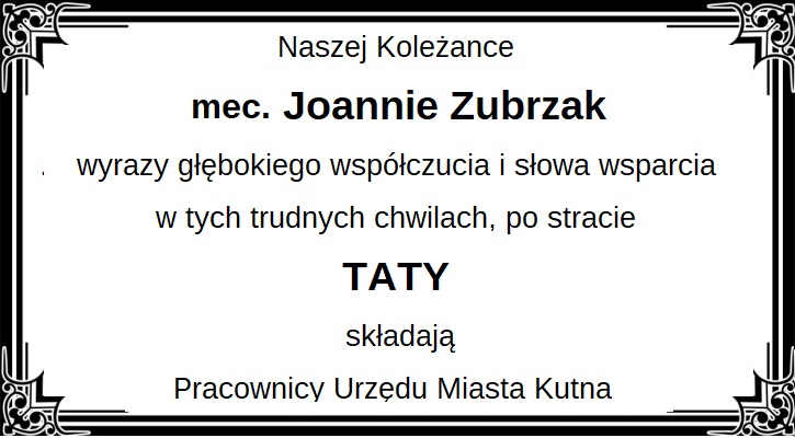 Kondolencje - Zdjęcie główne