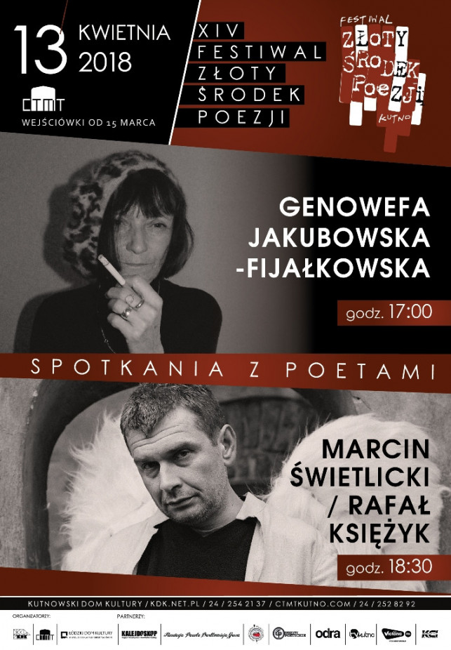 XIV Złoty Środek Poezji - spotkanie autorskie z Genowefą Jakubowską-Fijałkowską - Zdjęcie główne