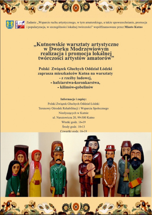„Kutnowskie warsztaty artystyczne w Dworku Modrzewiowym” - Zdjęcie główne