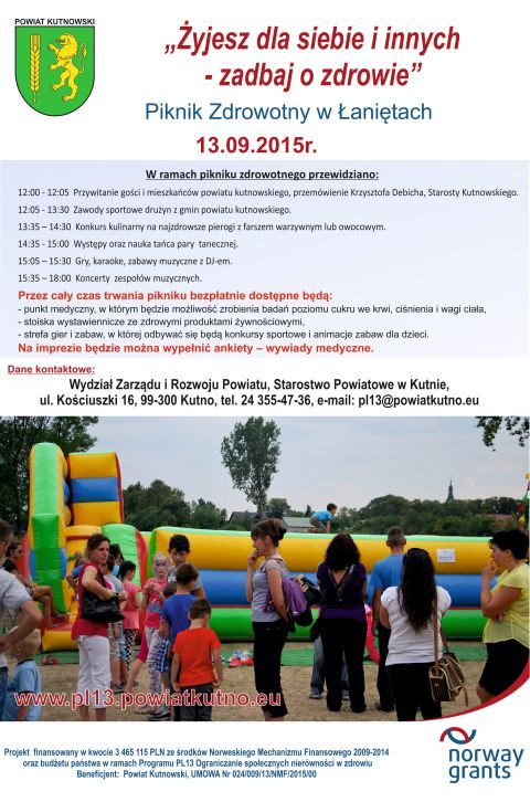 Piknik Zdrowotny w Łaniętach - Zdjęcie główne
