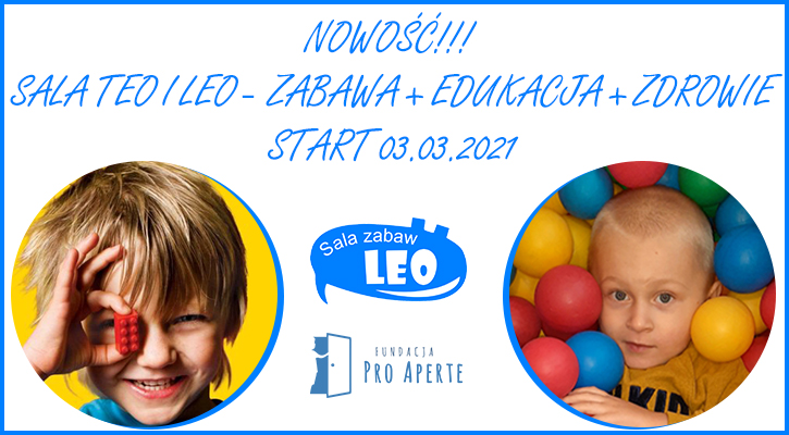 "Sala TEO i LEO"- ZABAWA + EDUKACJA + ZDROWIE - KAŻDA ŚRODA - Zdjęcie główne