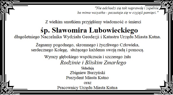 Kondolencje - Zdjęcie główne