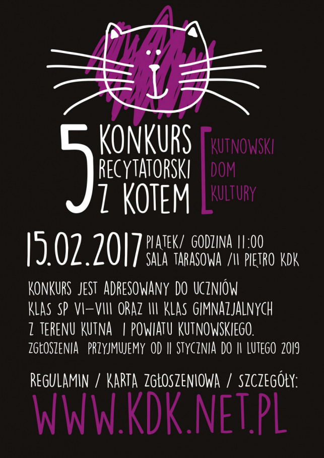 5 Konkurs Recytatorski z Kotem - Zdjęcie główne