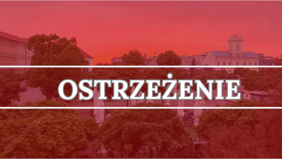 Zarządzanie Kryzysowe ostrzega woj. łódzkie. Zaraz się zacznie