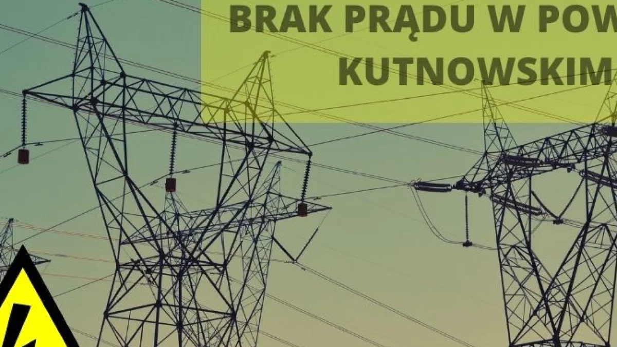 Wyłączenia prądu w woj. łódzkim. Sprawdź listę miejscowości i godziny