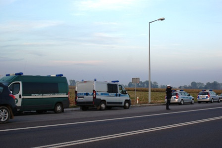 Policjanci kontrolowali na trasie - Zdjęcie główne