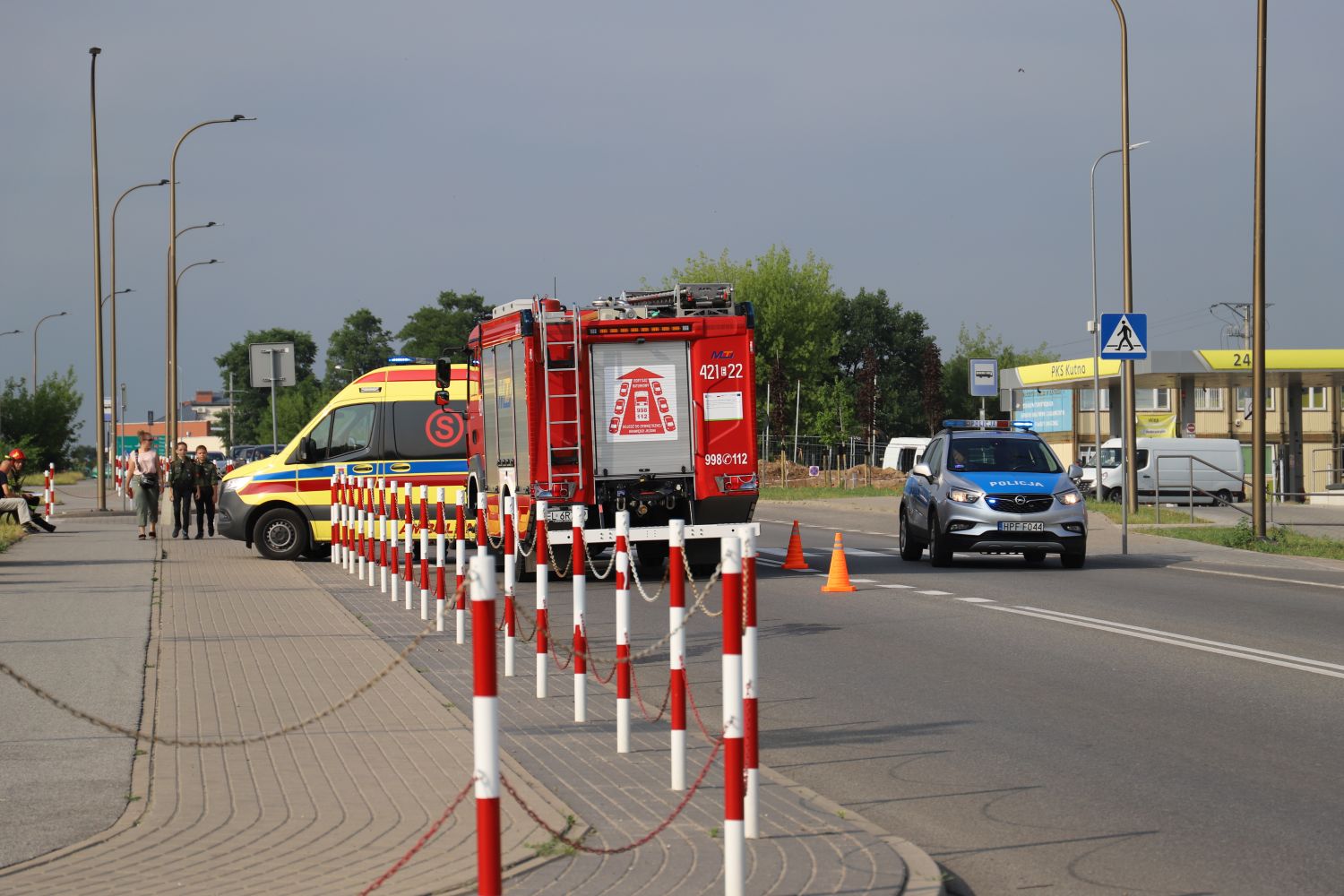 Na Żwirki i Wigury w Kutnie skuter zderzył się z osobówką