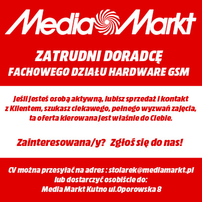 Rekrutacja Media Markt! - Zdjęcie główne