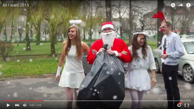 "All I want 2015". Uczniowie ZS Żychlin nagrali teledysk! - Zdjęcie główne
