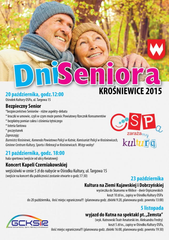 Dni Seniora Krośniewice 2015 - Zdjęcie główne