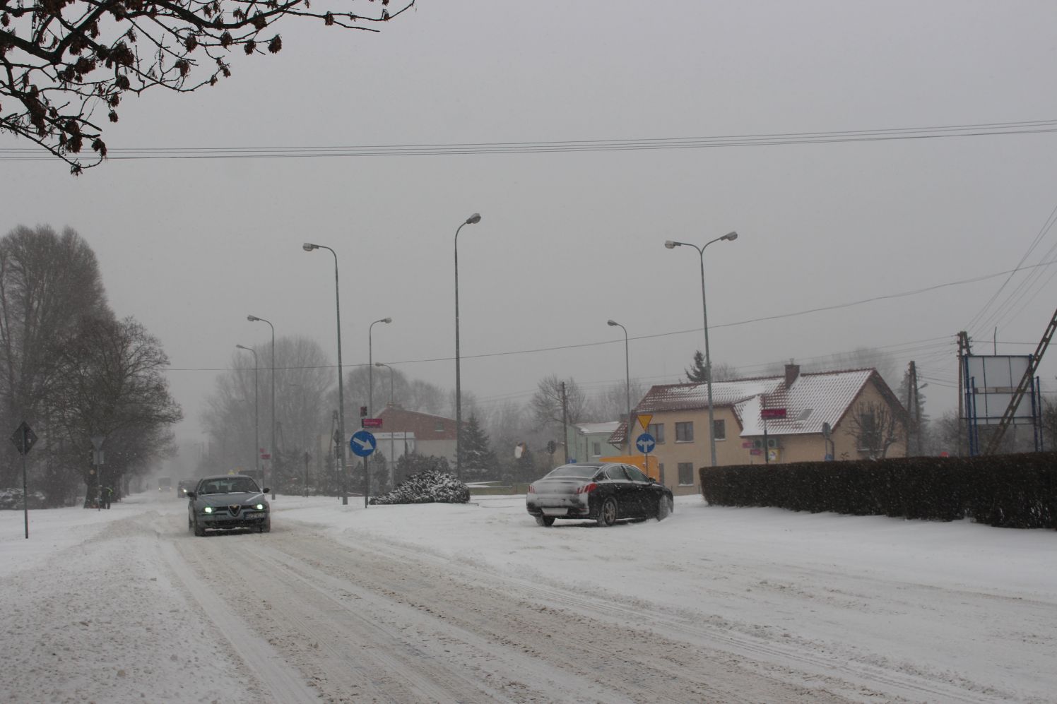 Na kutnowskich drogach panują trudne warunki