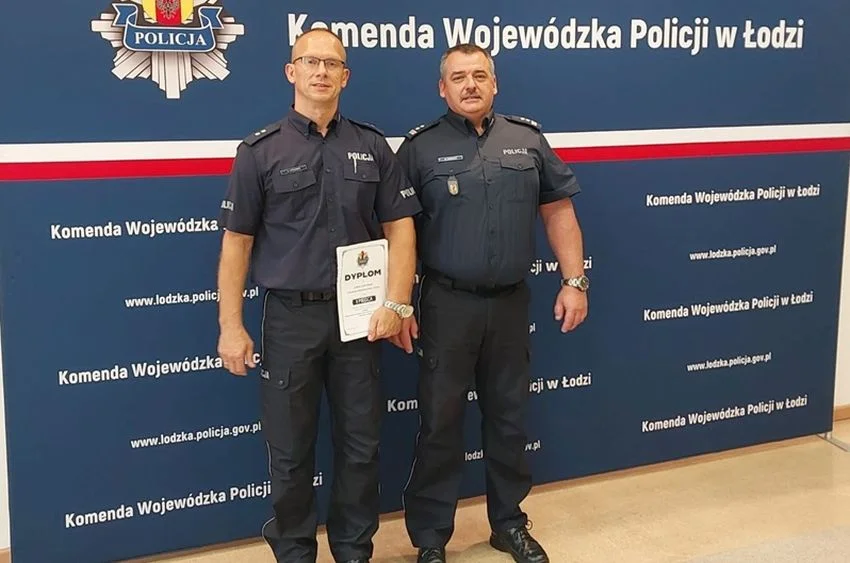 Duże wyróżnienie dla kutnowskiego policjanta. Znalazł się w gronie najlepszych - Zdjęcie główne