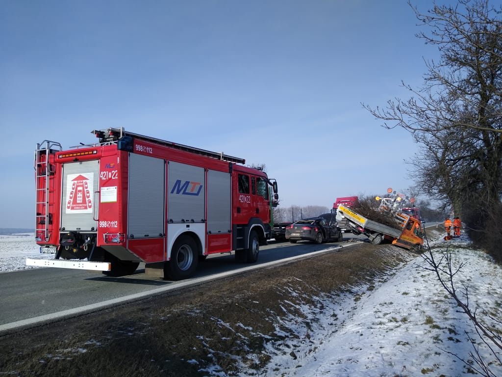 Do zdarzenia doszło na DK 60 pod Kutnem