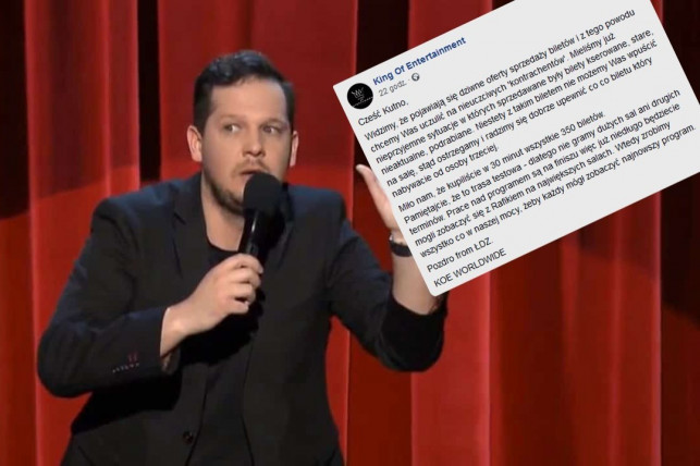 Zamieszanie z biletami na stand-up Paczesia. Uważajcie na oszustów! - Zdjęcie główne