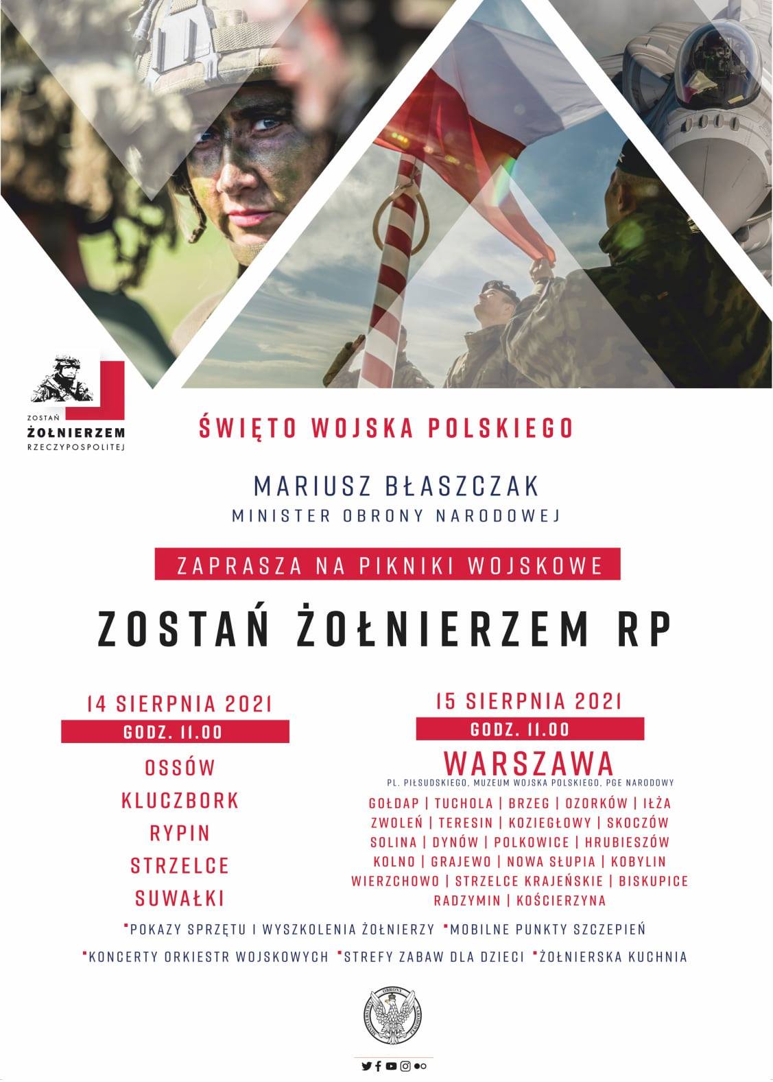 14 sierpnia odbędzie się piknik wojskowy w Strzelcach