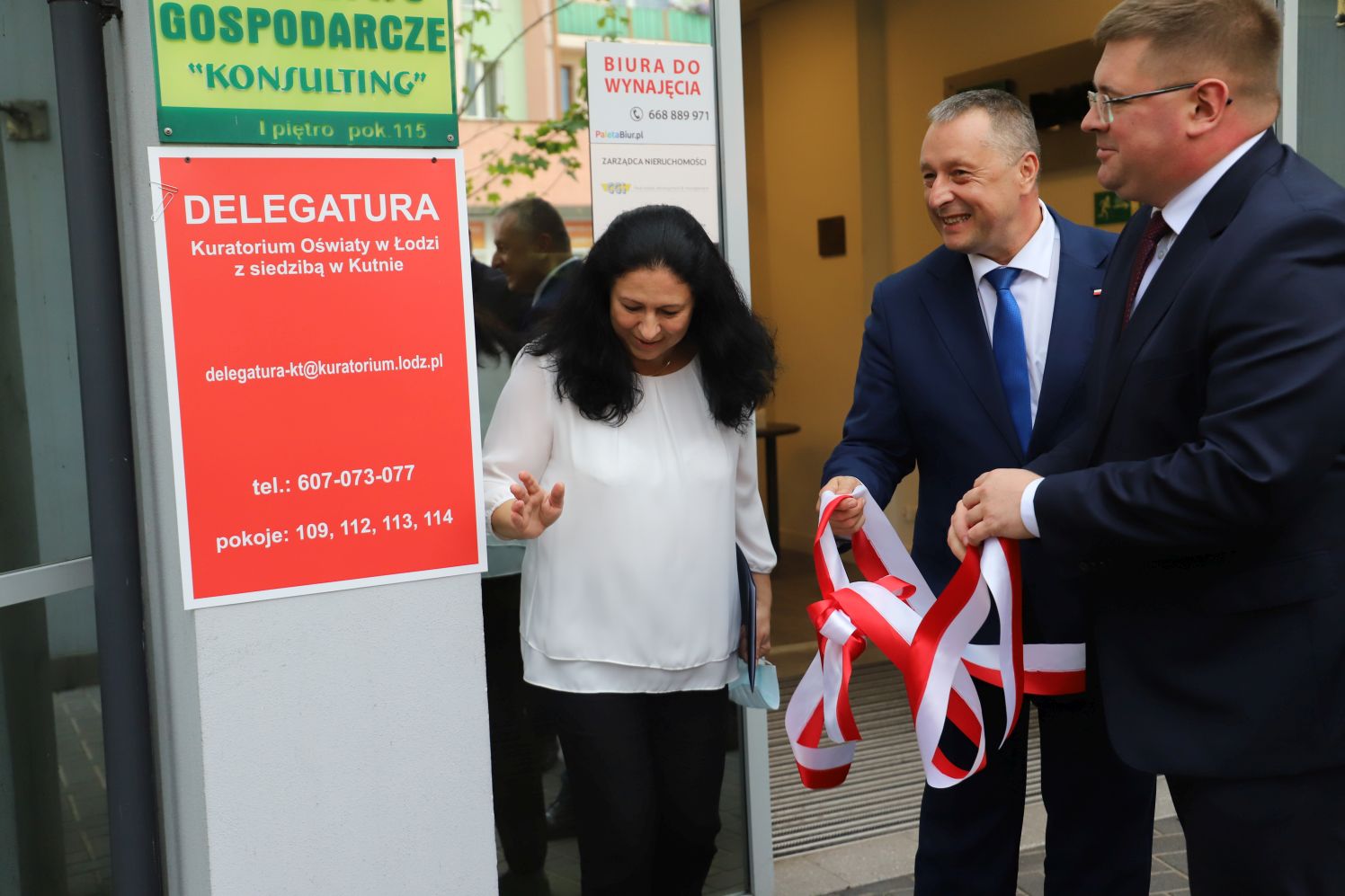 W Kutnie otworzono delegaturę kuratorium oświaty. W wydarzeniu brał udział wiceminister Tomasz Rzymkowski