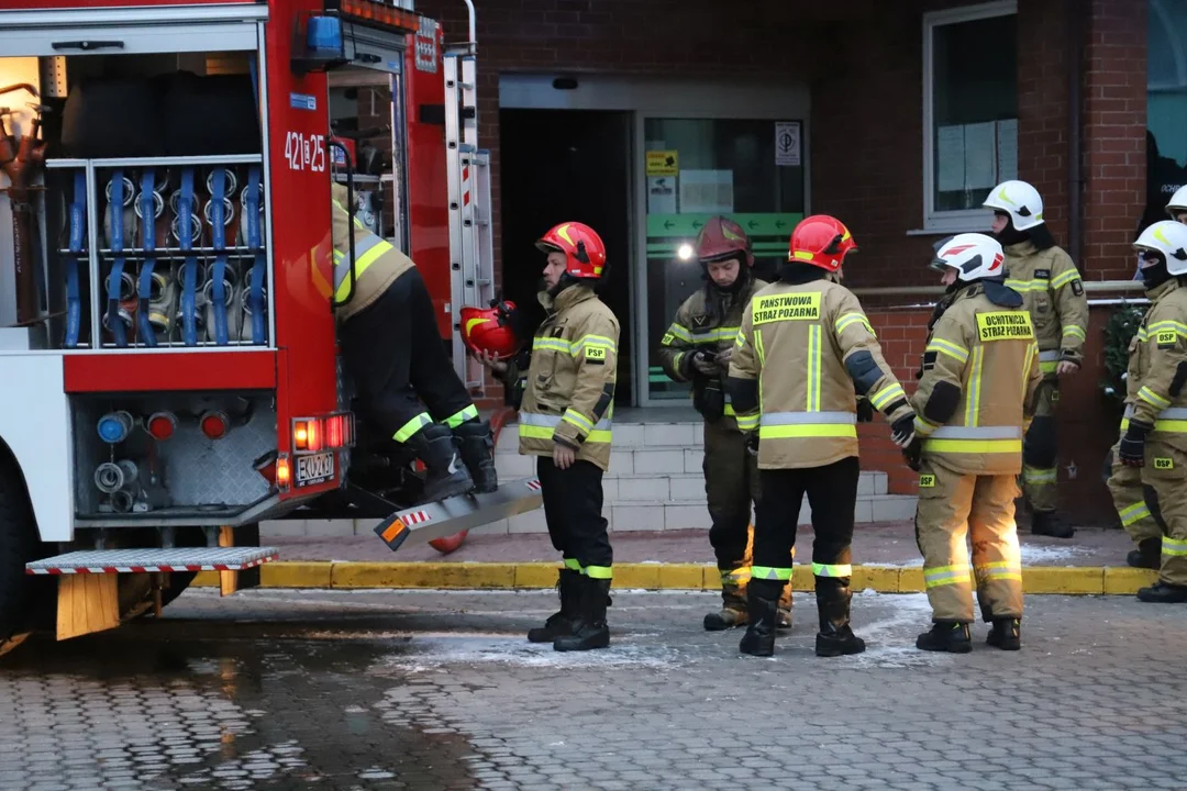 W kutnowskim Urzędzie Skarbowym doszło do pożaru