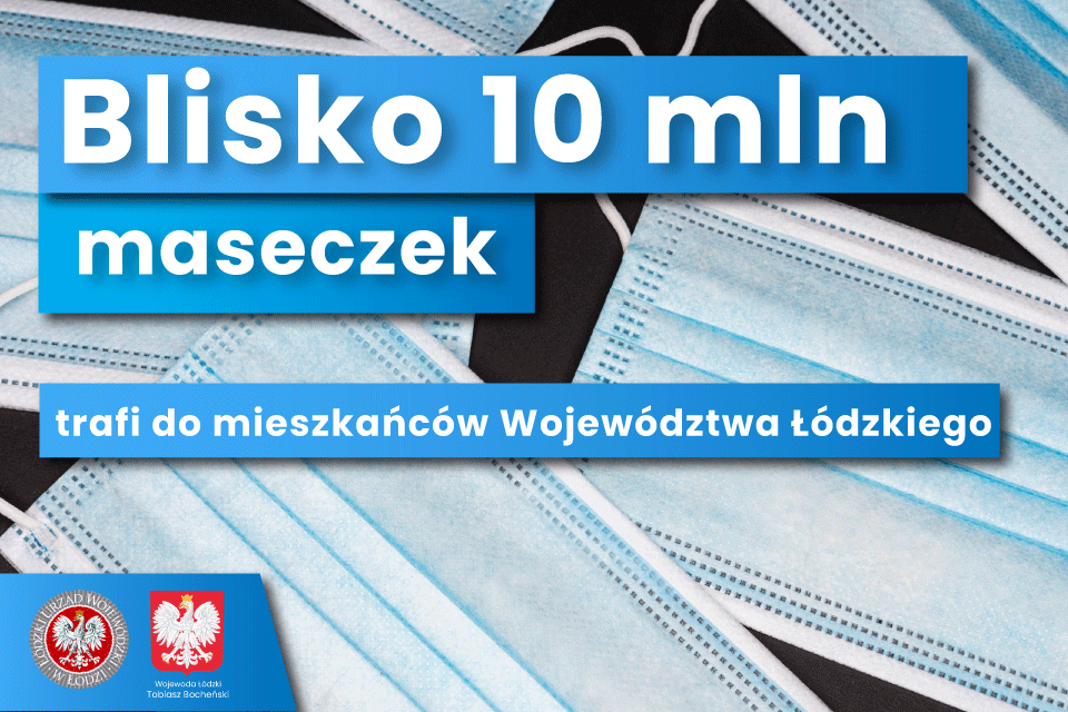 Wojewoda przekazał m.in. maseczki, kutnowscy strażacy pomagają w ich dostawie