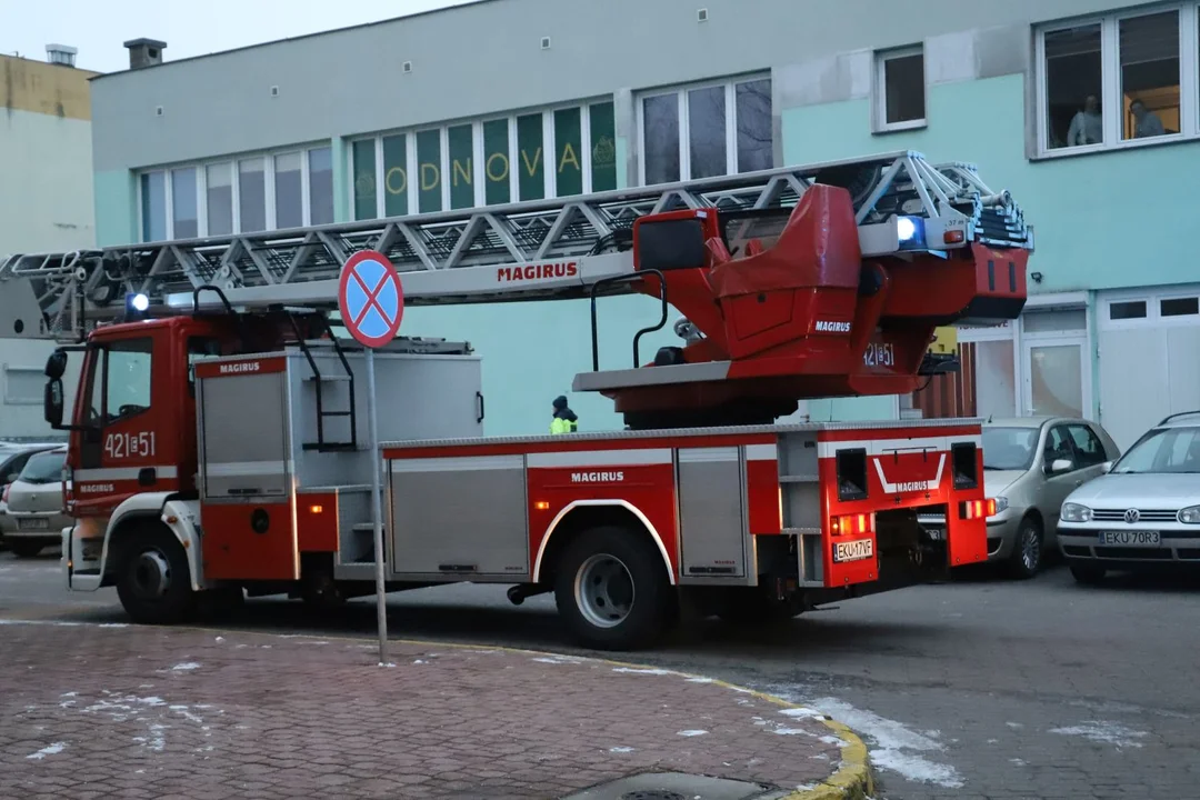 W kutnowskim Urzędzie Skarbowym doszło do pożaru