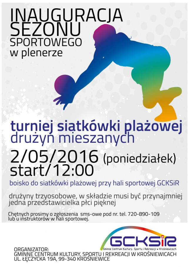 Turniej siatkówki plażowej drużyn mieszanych - Zdjęcie główne