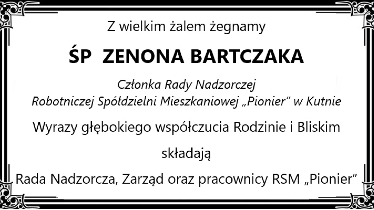 Kondolencje - Zdjęcie główne