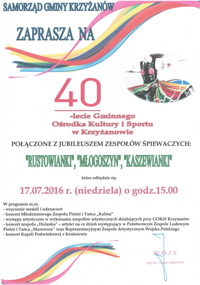 40-lecie GOKiS w Krzyżanowie - Zdjęcie główne