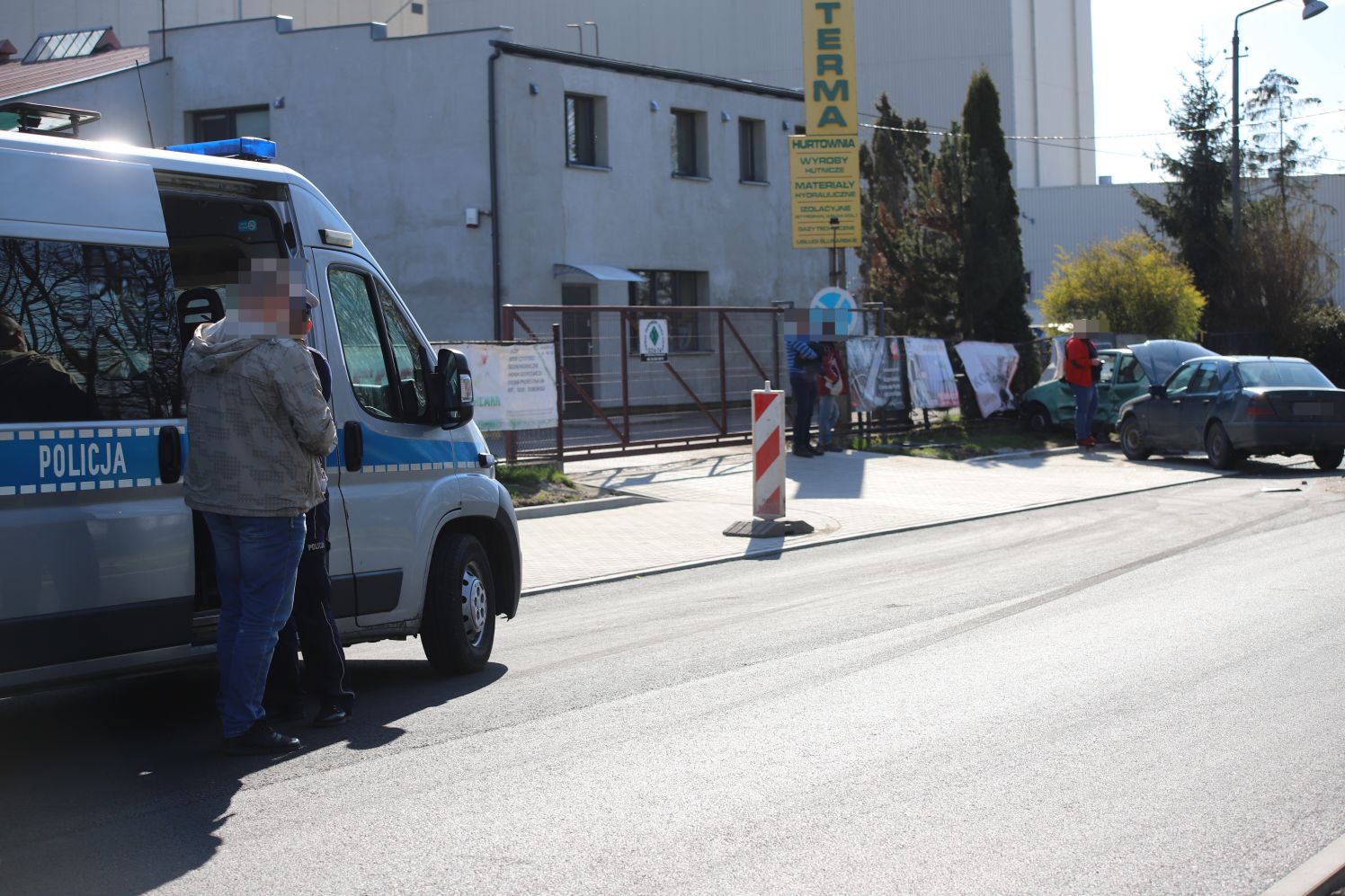 Sprawca wypadku w Kutnie trafił do szpitala