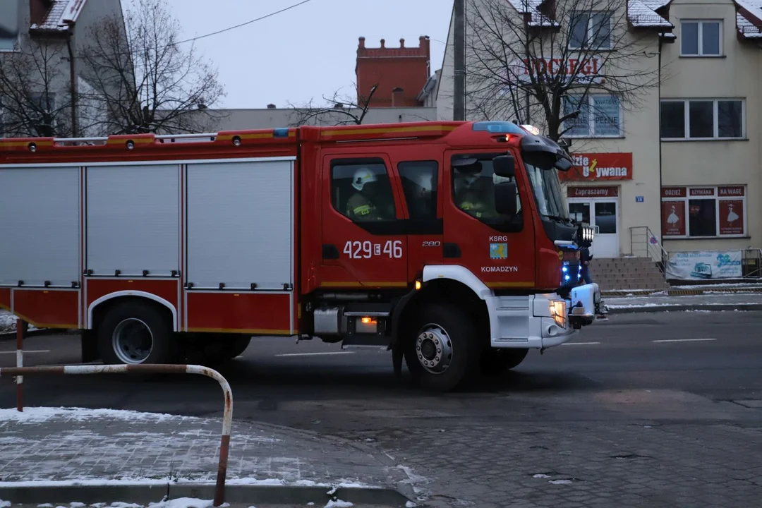 W kutnowskim urzędzie skarbowym doszło do pożaru, straż pożarna komentuje to zdarzenie