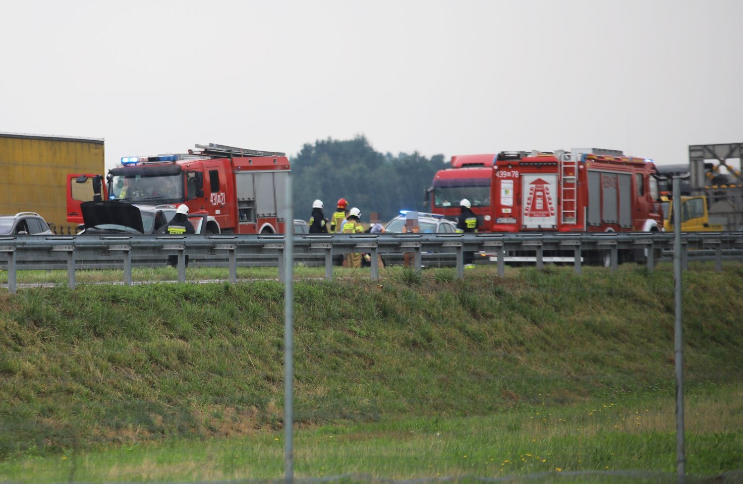 Na autostradzie A1 pod Kutnem doszło do kolejnego wypadku