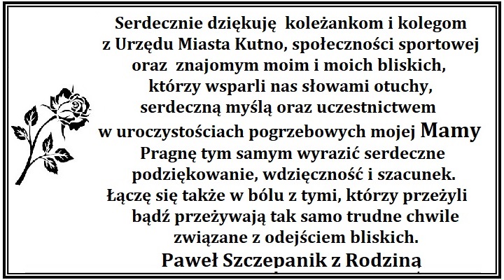 Podziękowania - Zdjęcie główne