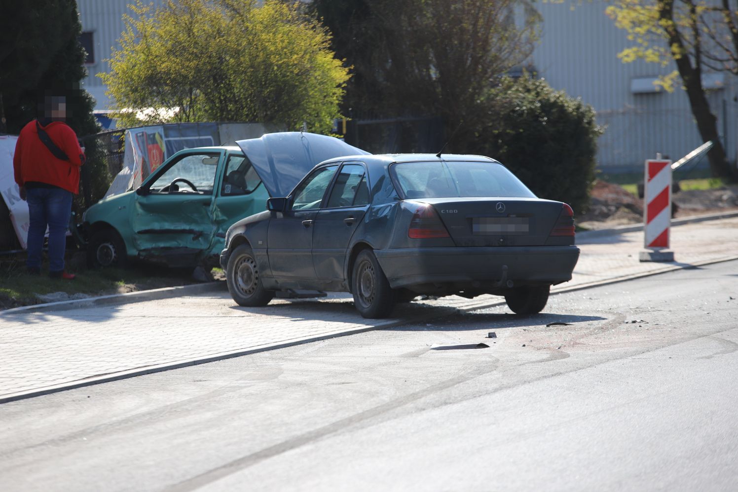 Sprawca wypadku w Kutnie trafił do szpitala