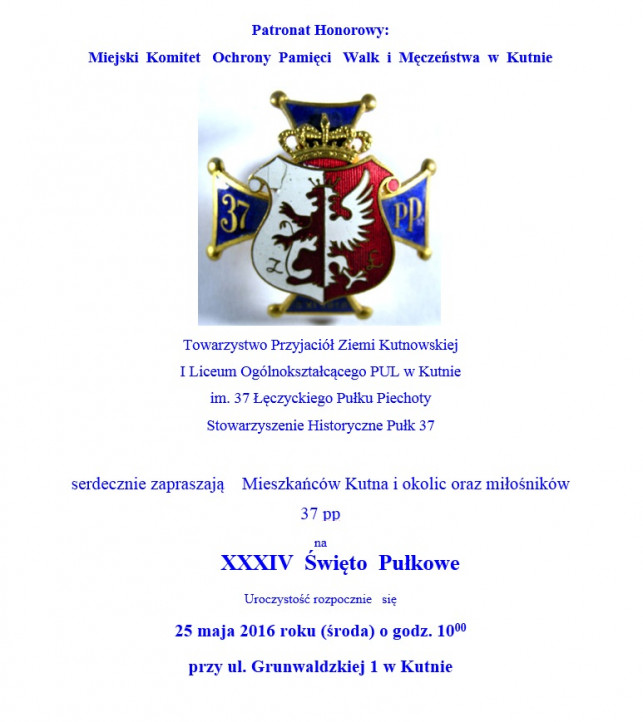 XXXIV Święto Pułkowe - Zdjęcie główne