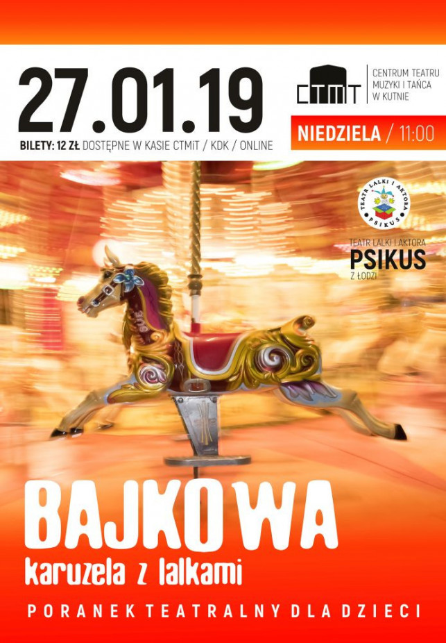  Bajkowa karuzela z lalkami – Poranek Teatralny dla dzieci - Zdjęcie główne