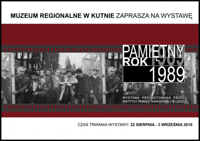 &quot;Pamiętny rok 1989&quot; - wystawa IPN-u zagości w Kutnie - Zdjęcie główne