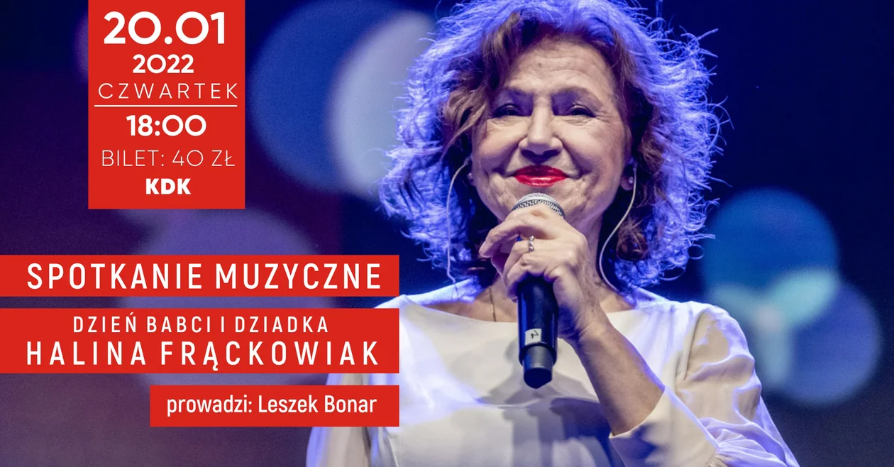 Do Kutna przyjedzie Halina Frąckowiak! Gwiazda wystąpi w KDK - Zdjęcie główne