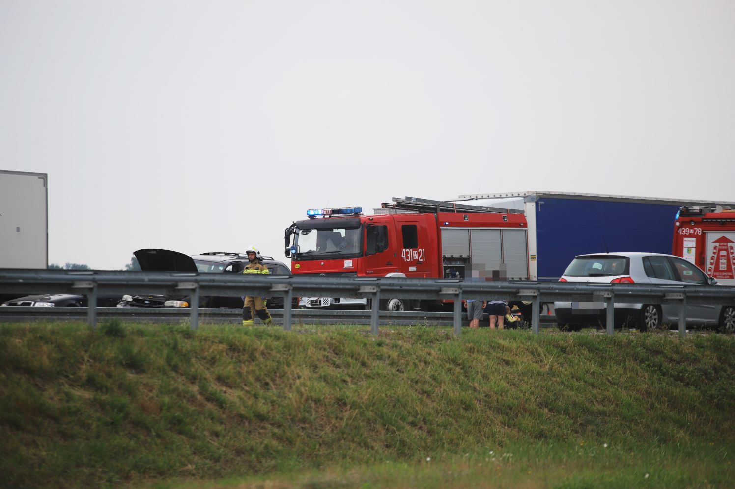 Na autostradzie A1 pod Kutnem doszło do kolejnego wypadku