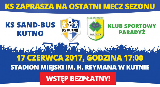 Zapraszamy na mecz KS-u Sand Bus Kutno - Zdjęcie główne