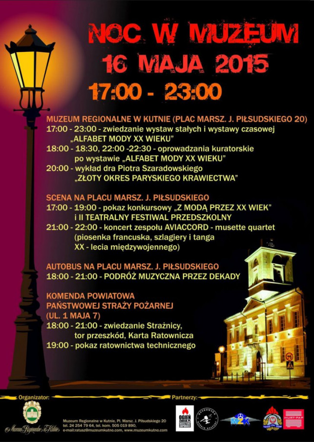 VII Kutnowska Noc w Muzeum - Zdjęcie główne