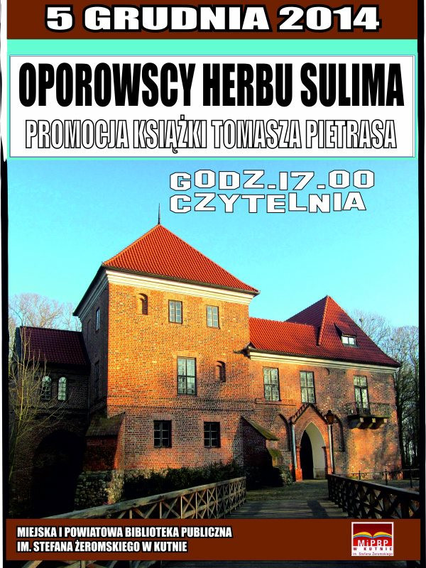 Promocja książki "Oporowscy herbu Sulima" - Zdjęcie główne